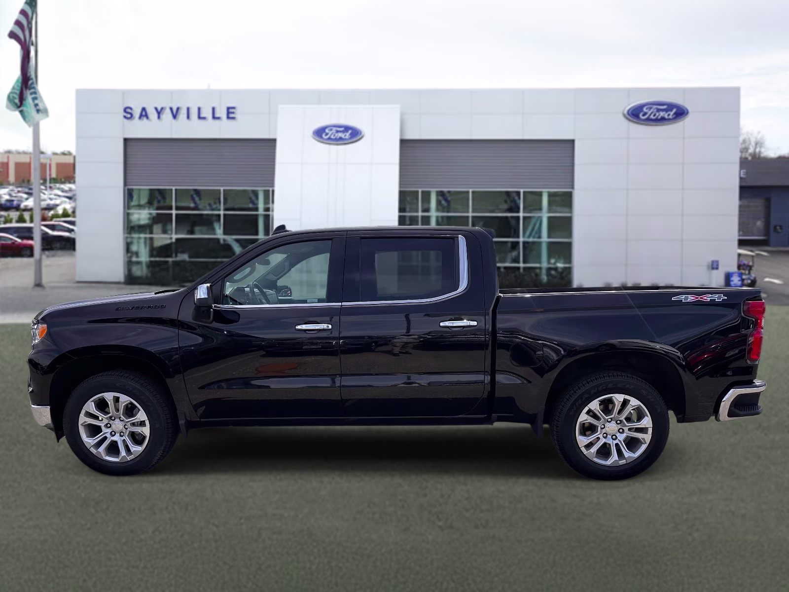 2023 Black Chevrolet Silverado 1500 4WD Crew Cab 147 LTZ 4X4 Truck