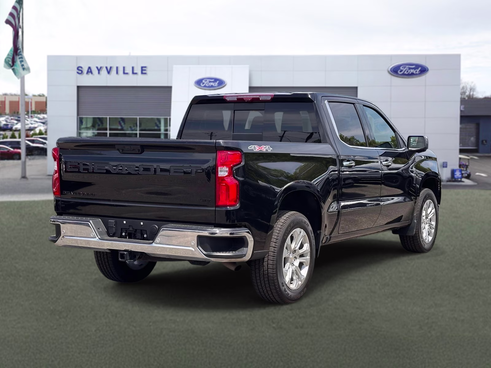 2023 Black Chevrolet Silverado 1500 4WD Crew Cab 147 LTZ 4X4 Truck