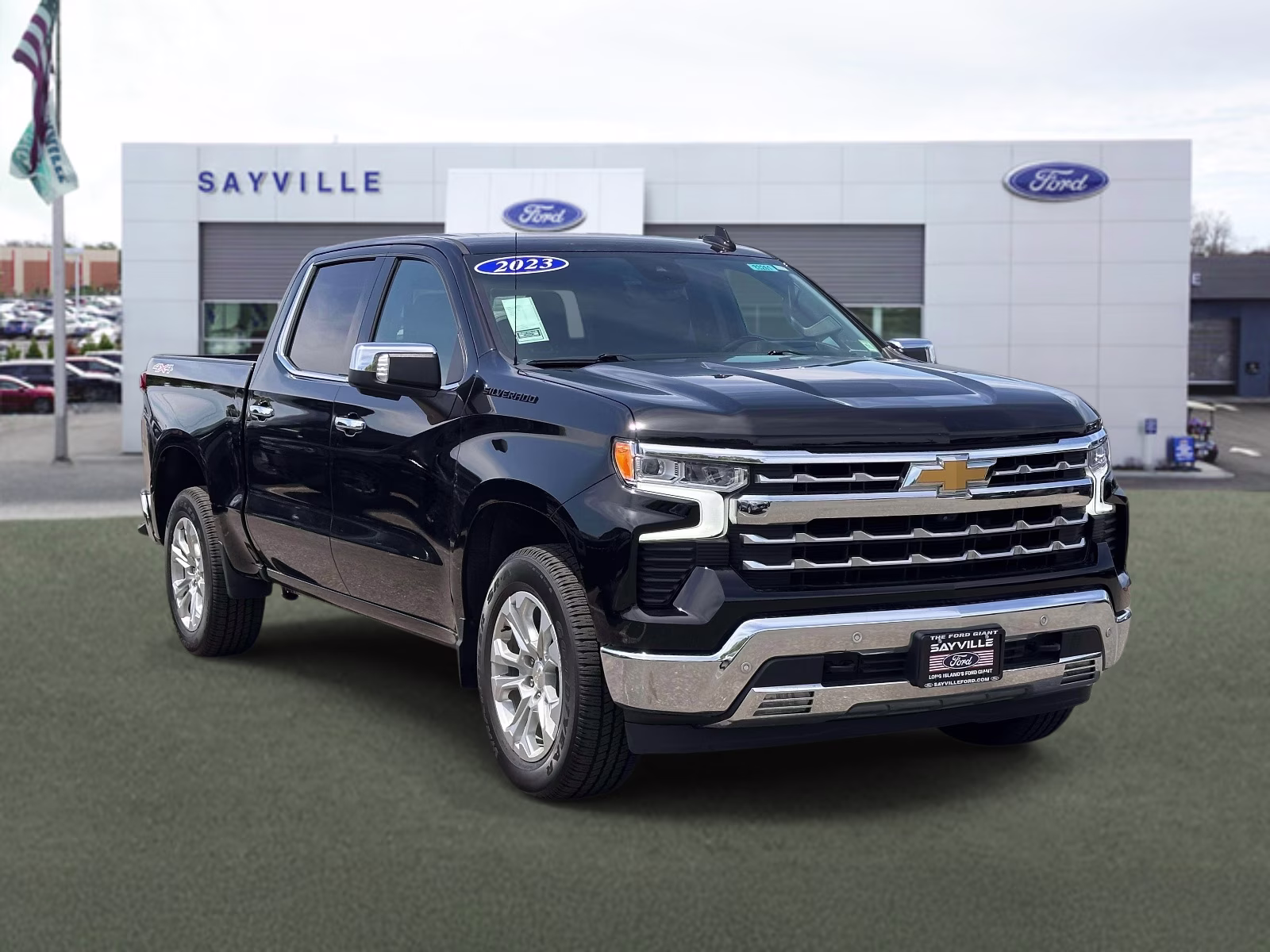 2023 Black Chevrolet Silverado 1500 4WD Crew Cab 147 LTZ 4X4 Truck