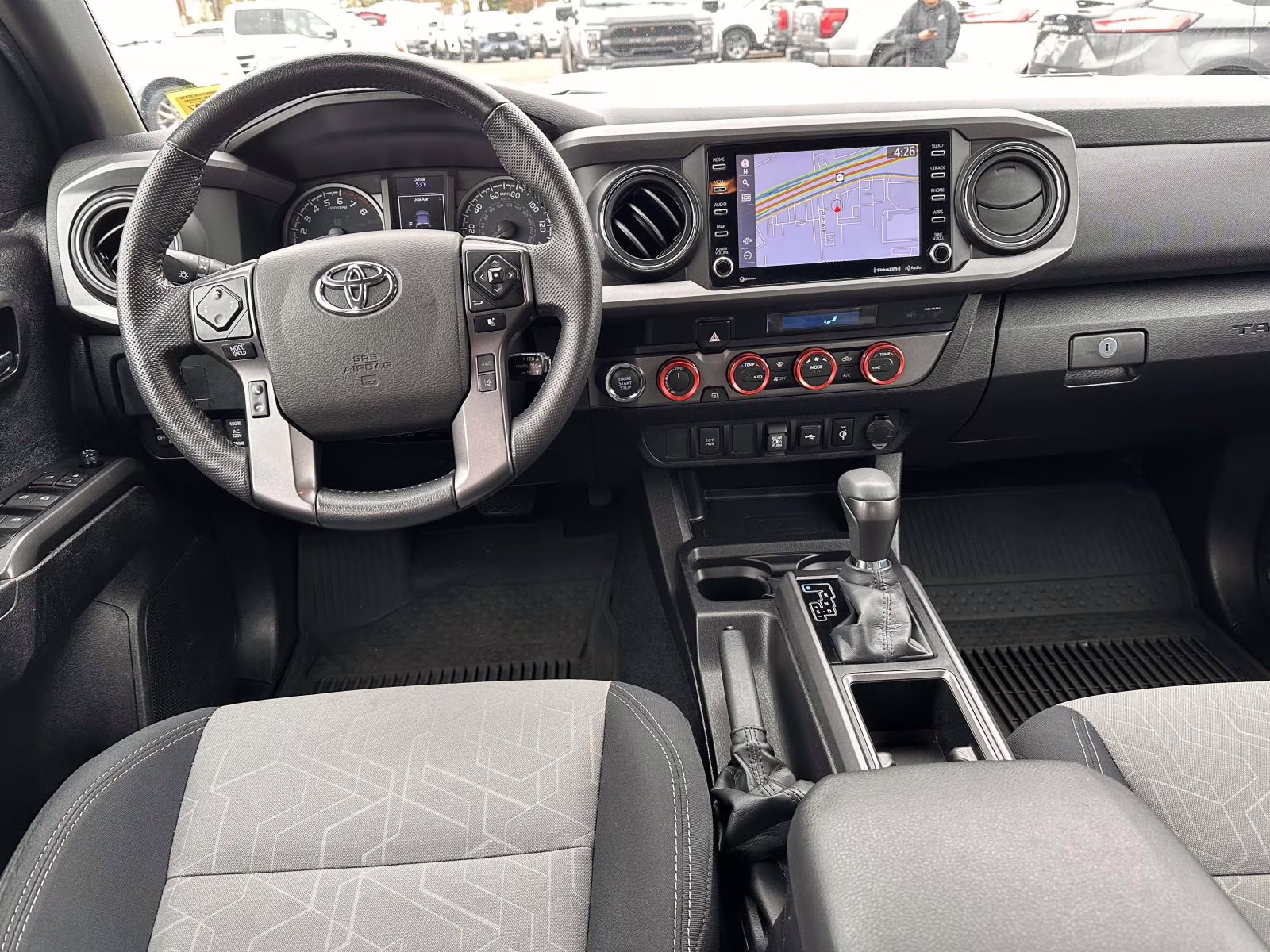 2023 Celestial Silver Metallic Toyota Tacoma 4WD TRD Sport Double Cab 6' Bed V6 AT (Natl) 4X4 Truck