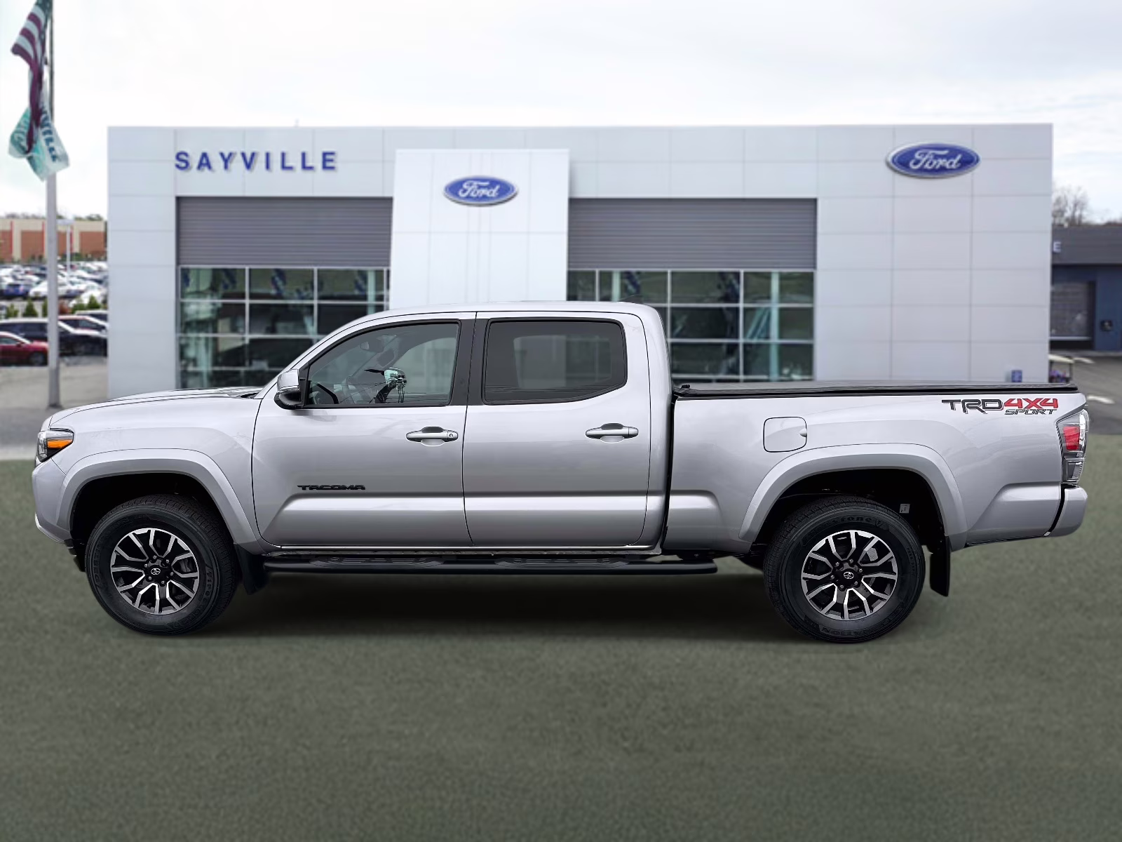 2023 Celestial Silver Metallic Toyota Tacoma 4WD TRD Sport Double Cab 6' Bed V6 AT (Natl) 4X4 Truck