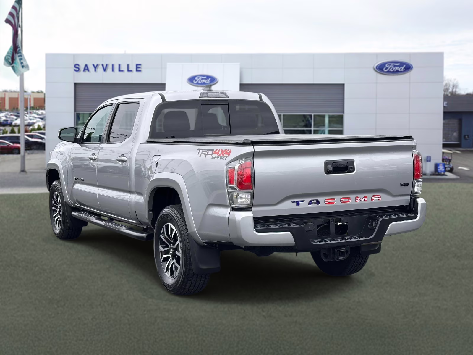 2023 Celestial Silver Metallic Toyota Tacoma 4WD TRD Sport Double Cab 6' Bed V6 AT (Natl) 4X4 Truck