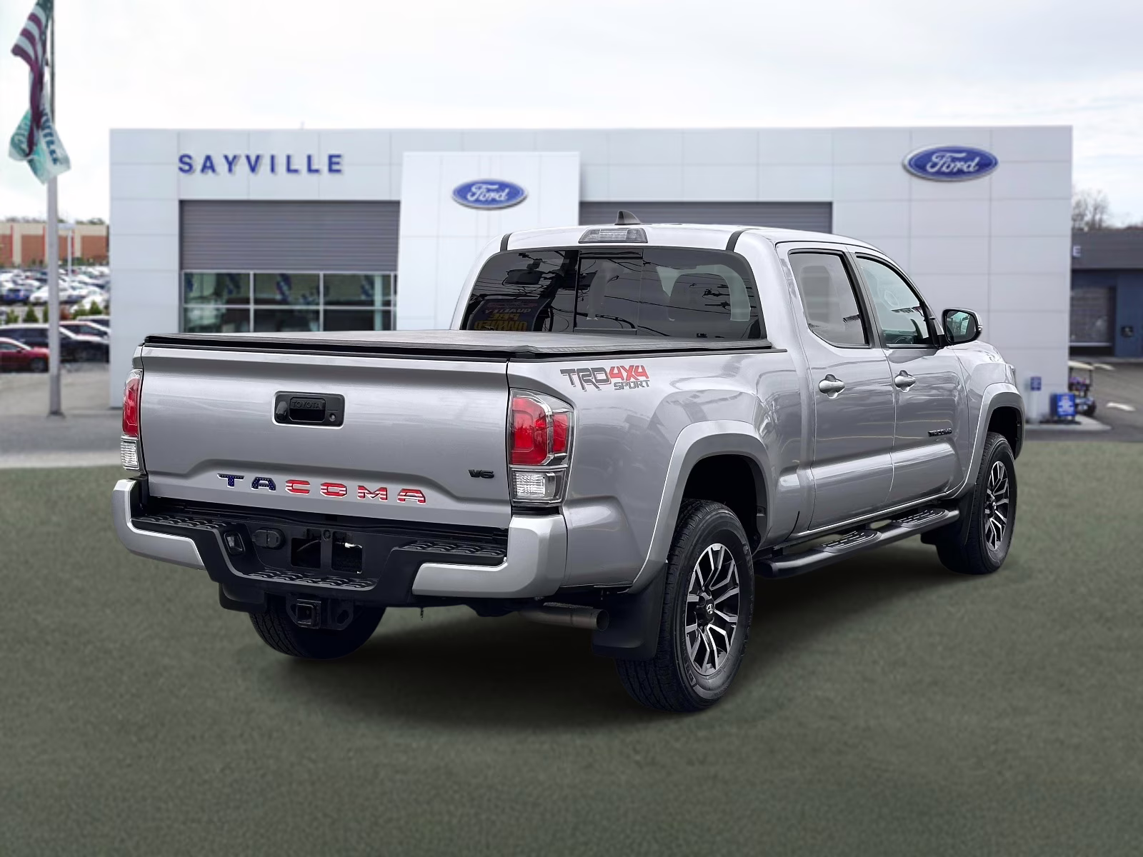 2023 Celestial Silver Metallic Toyota Tacoma 4WD TRD Sport Double Cab 6' Bed V6 AT (Natl) 4X4 Truck