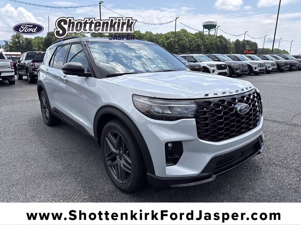 2026 White Metallic Ford Explorer ST 4X4 SUV