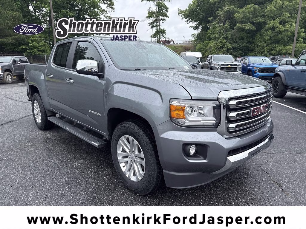 2018 Satin Steel Metallic GMC Canyon SLT RWD Truck