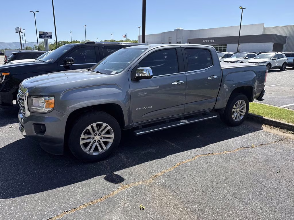 2018 Satin Steel Metallic GMC Canyon SLT RWD Truck