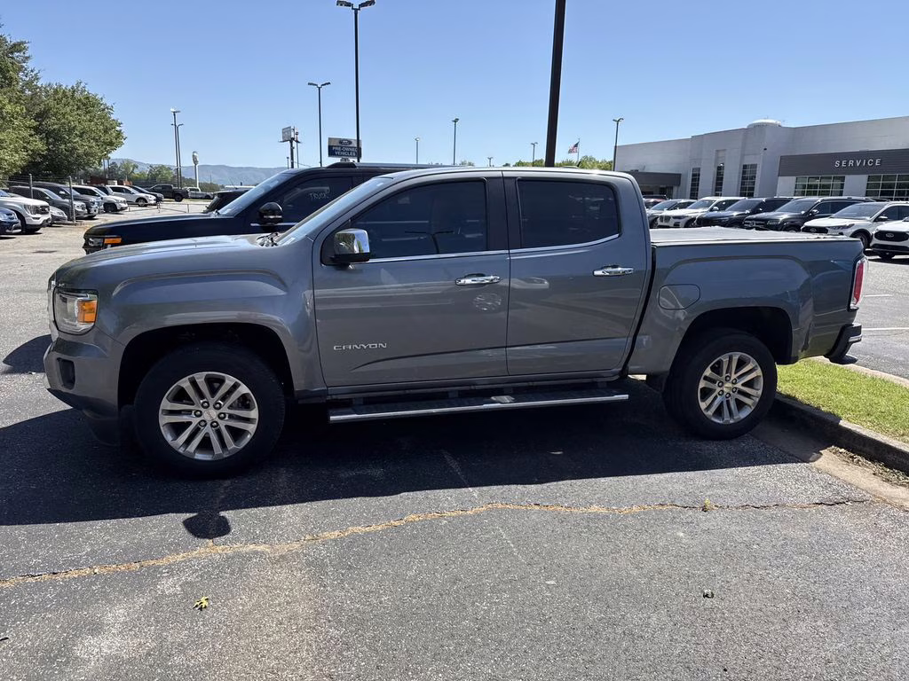 2018 Satin Steel Metallic GMC Canyon SLT RWD Truck