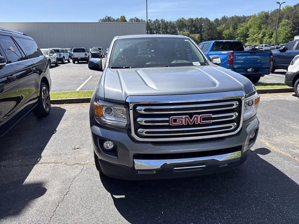 2018 Satin Steel Metallic GMC Canyon SLT RWD Truck