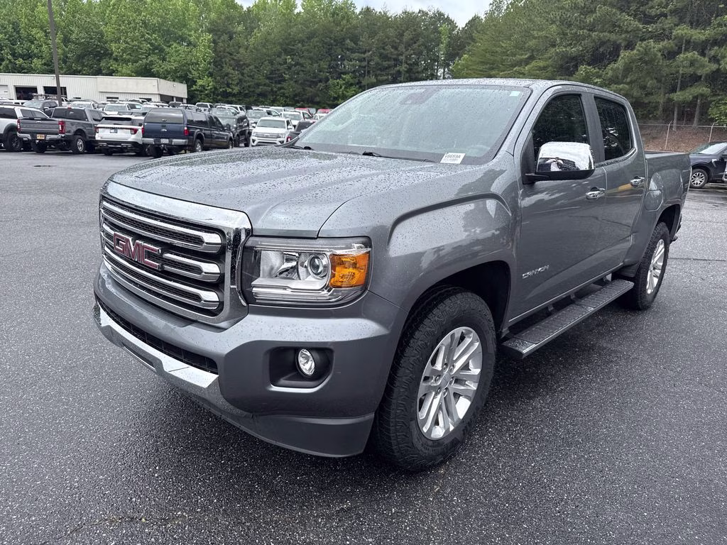 2018 Satin Steel Metallic GMC Canyon SLT RWD Truck