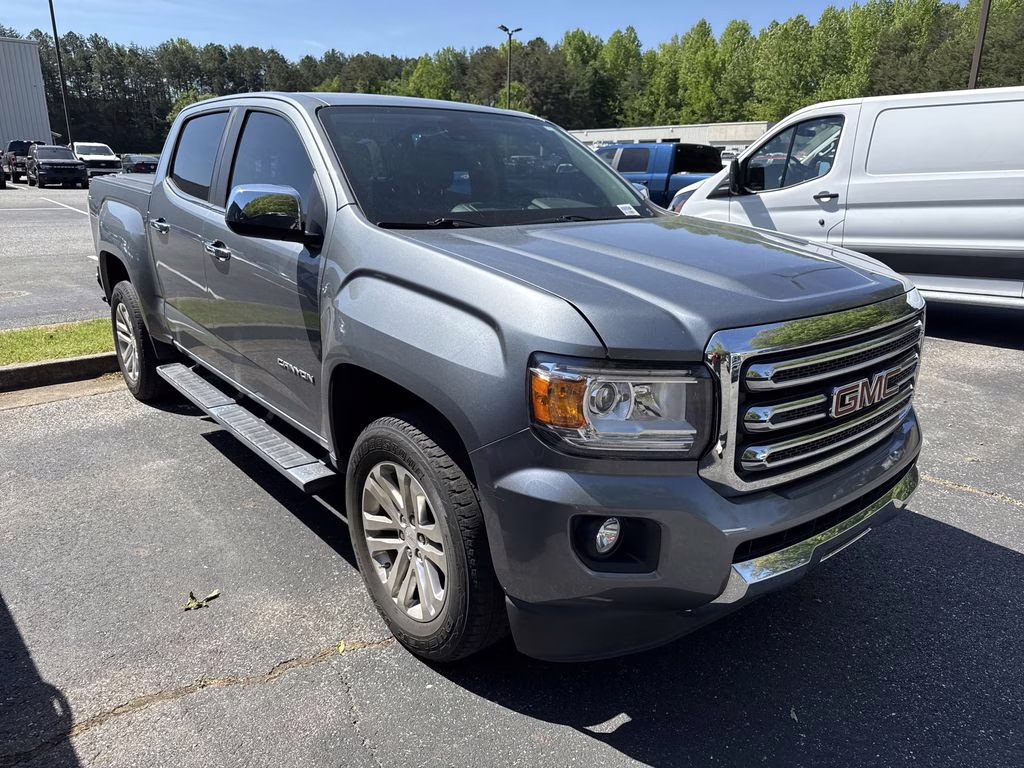 2018 Satin Steel Metallic GMC Canyon SLT RWD Truck