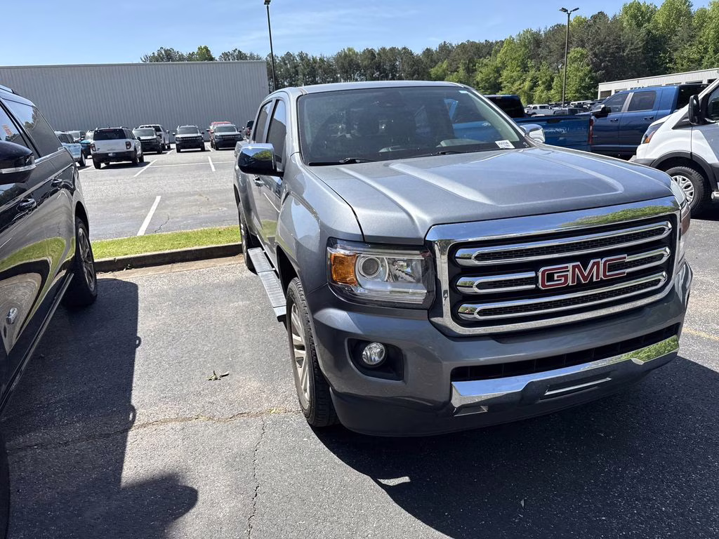 2018 Satin Steel Metallic GMC Canyon SLT RWD Truck