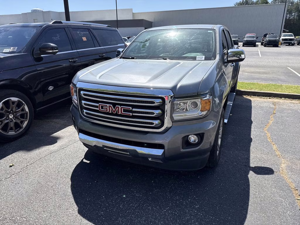 2018 Satin Steel Metallic GMC Canyon SLT RWD Truck