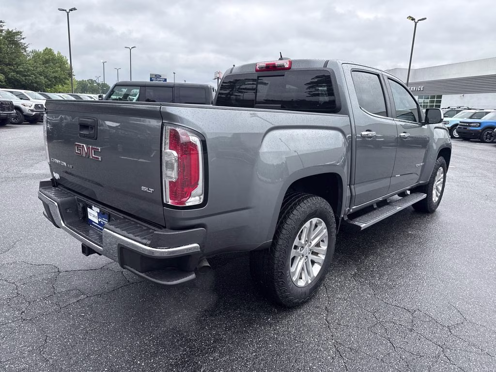 2018 Satin Steel Metallic GMC Canyon SLT RWD Truck