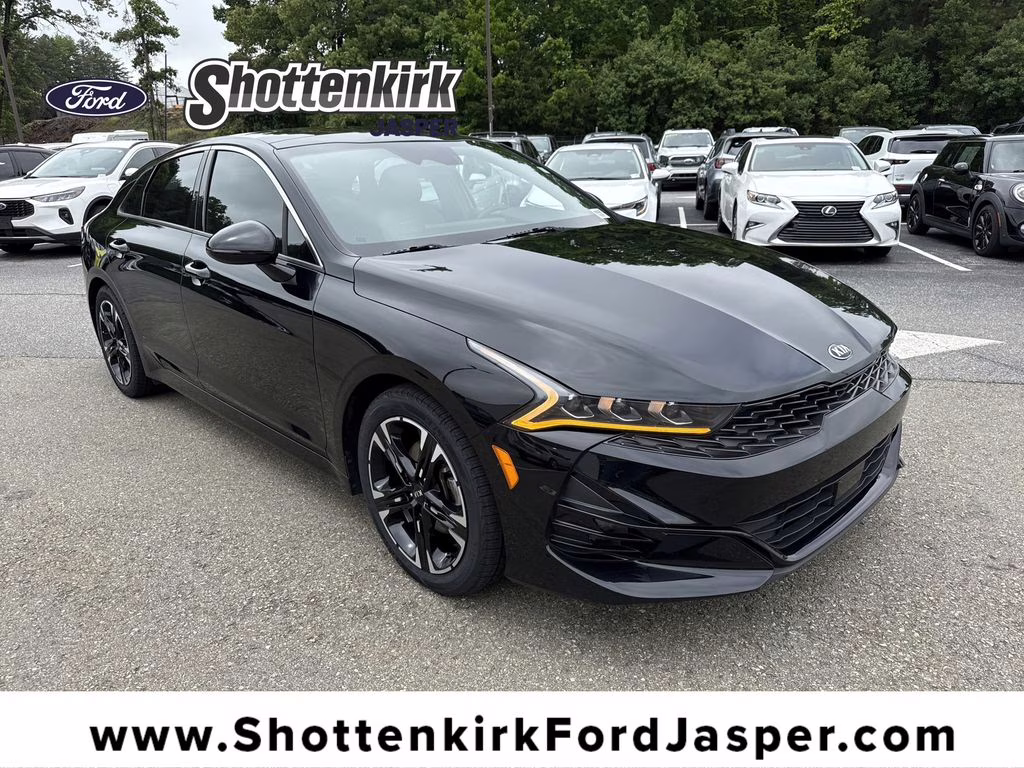 2021 Ebony Black Kia K5 GT-Line AWD Sedan