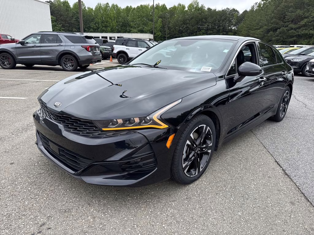 2021 Ebony Black Kia K5 GT-Line AWD Sedan