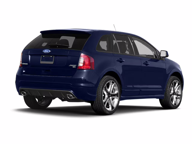 2013 Deep Impact Blue Metallic Ford Edge Sport AWD SUV