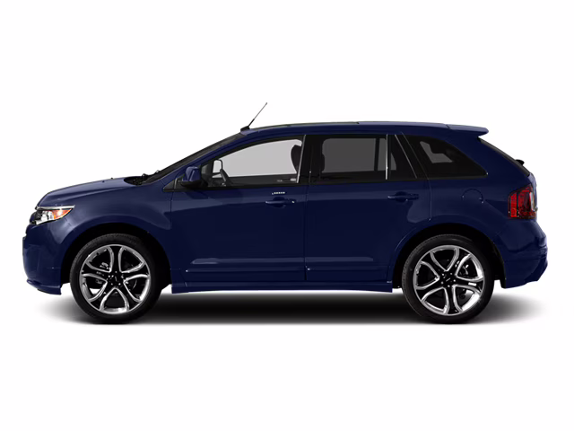 2013 Deep Impact Blue Metallic Ford Edge Sport AWD SUV