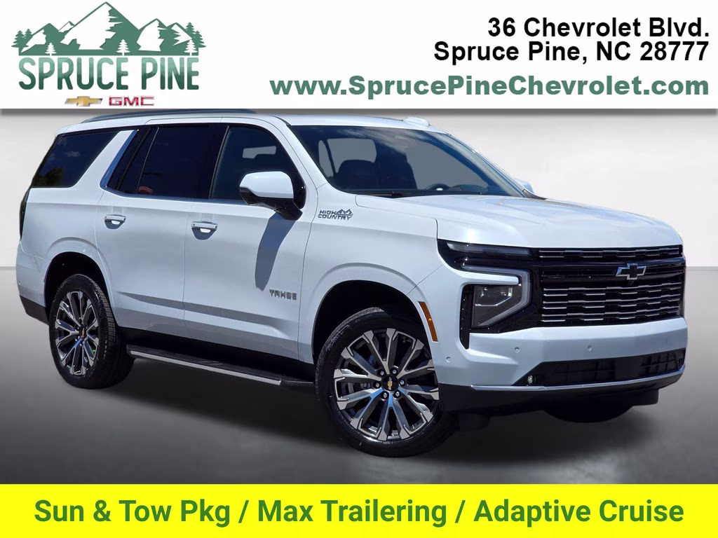2026 Polar White Tricoat Chevrolet Tahoe High Country 4X4 SUV