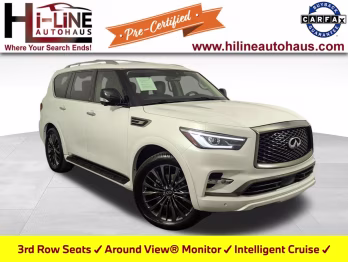 2021 Moonstone White INFINITI QX80 Premium Select RWD SUV