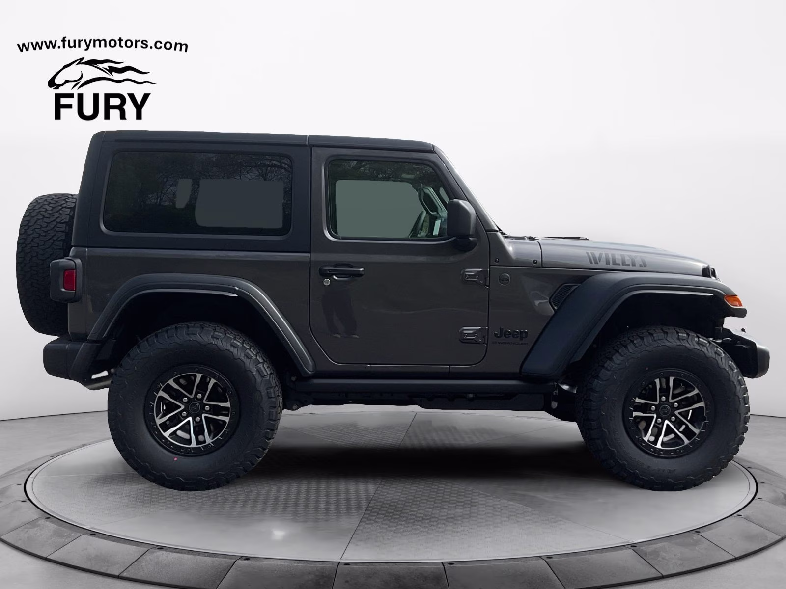 2026 Granite Crystal Metallic Clearcoat Jeep Wrangler Willys 4X4 SUV
