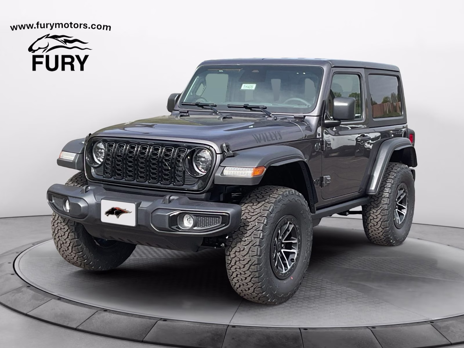 2026 Granite Crystal Metallic Clearcoat Jeep Wrangler Willys 4X4 SUV