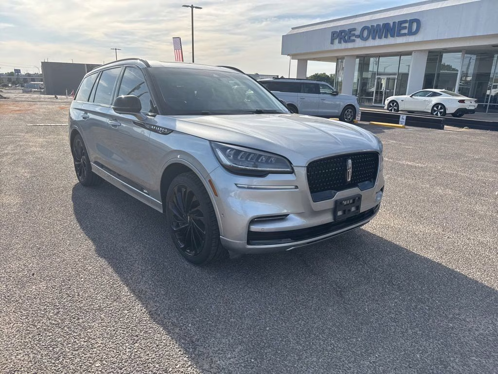 2023 Silver Radiance Metallic Clearcoat Lincoln Aviator Reserve RWD SUV