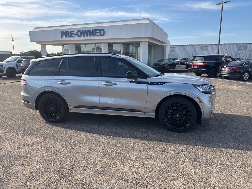 2023 Silver Radiance Metallic Clearcoat Lincoln Aviator Reserve RWD SUV