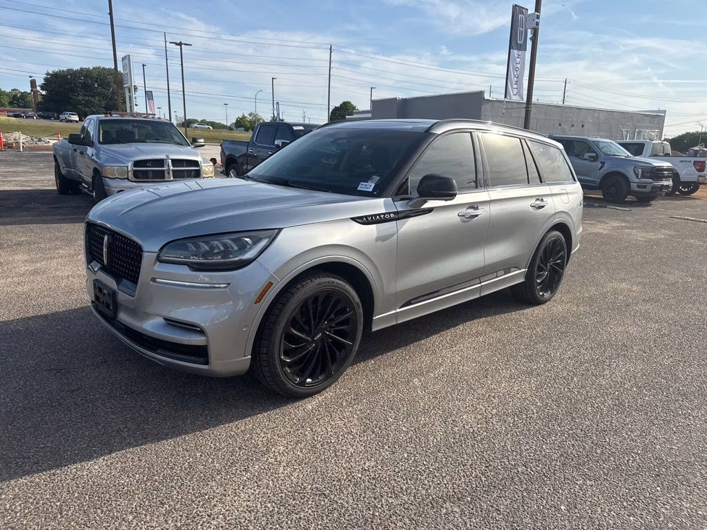 2023 Silver Radiance Metallic Clearcoat Lincoln Aviator Reserve RWD SUV