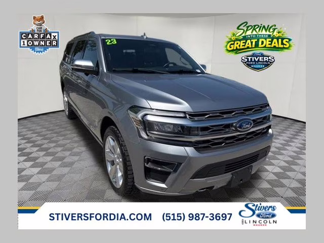 2023 Silver Metallic Ford Expedition Max Platinum 4X4 SUV