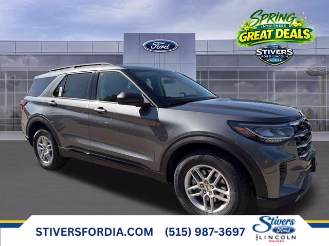 2026 Carbonized Gray Metallic Ford Explorer Active 4X4 SUV