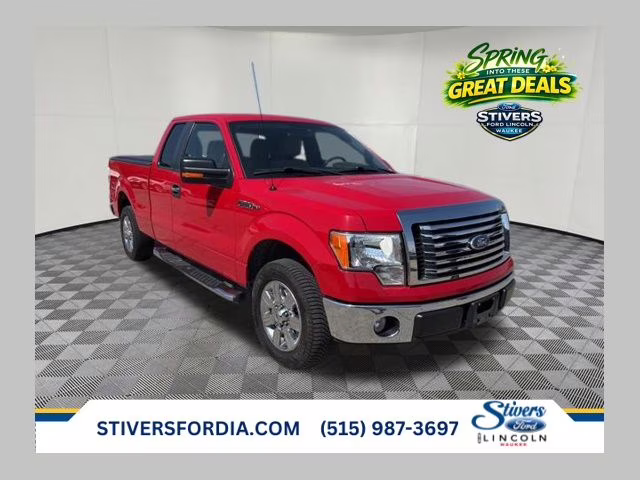 2010 Vermillion Red Ford F-150 XLT RWD Truck