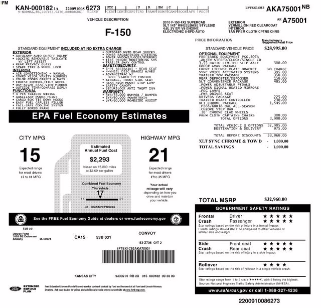 2010 Vermillion Red Ford F-150 XLT RWD Truck
