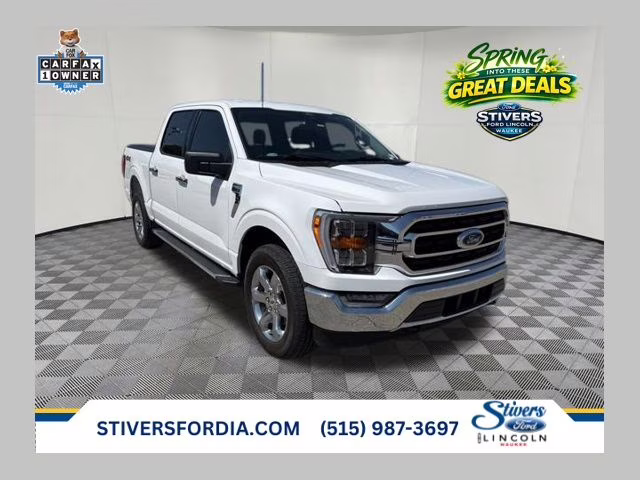 2022 Oxford White Ford F-150 XLT 4X4 Truck