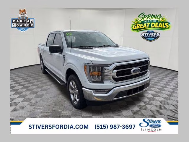 2022 Oxford White Ford F-150 XLT 4X4 Truck