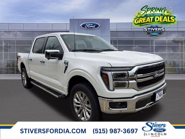 2026 White Ford F-150 Lariat 4X4 Truck