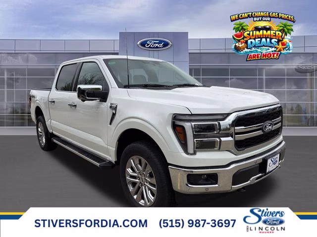 2026 White Ford F-150 Lariat 4X4 Truck