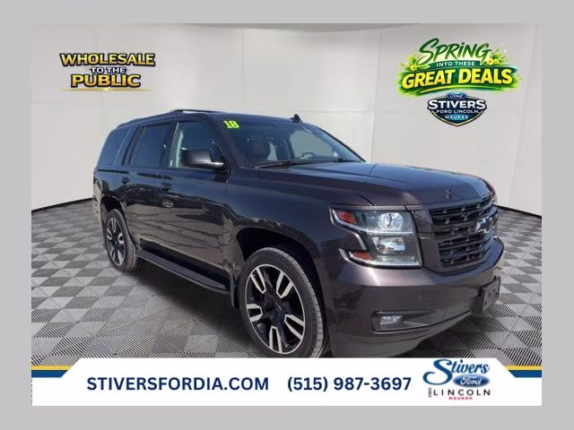2018 Tungsten Metallic Chevrolet Tahoe Premier 4X4 SUV