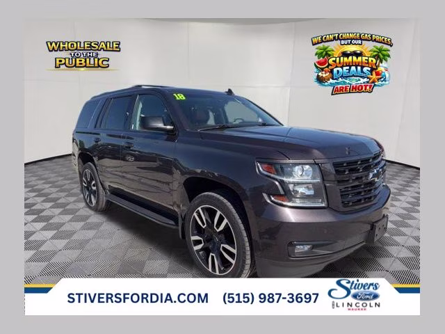 2018 Tungsten Metallic Chevrolet Tahoe Premier 4X4 SUV