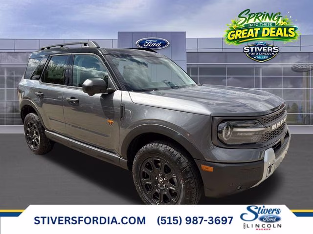 2026 Carbonized Gray Metallic Ford Bronco Sport Badlands 4X4 SUV