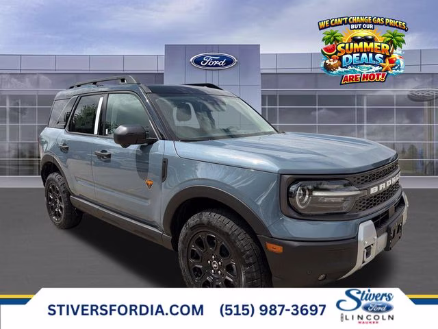 2026 Azure Gray Metallic Tri-Coat Ford Bronco Sport Badlands 4X4 SUV