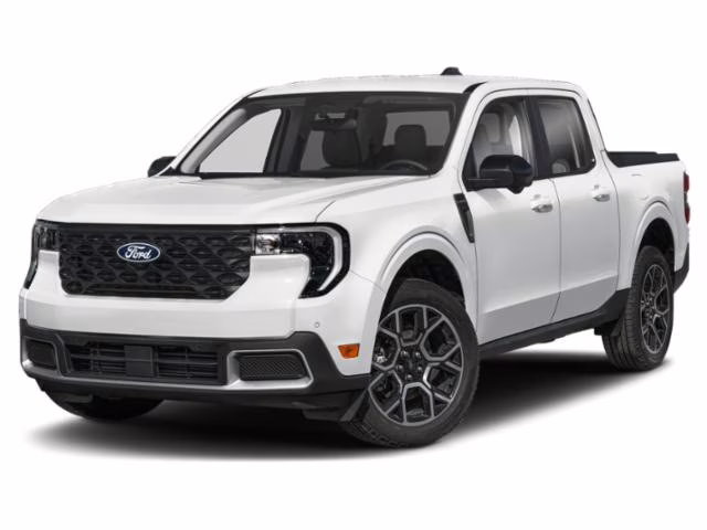 2026 Space White Metallic Ford Maverick Lariat AWD Truck