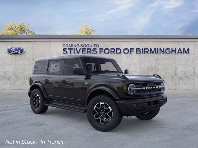 2026 Shadow Black Ford Bronco Outer Banks 4X4 SUV