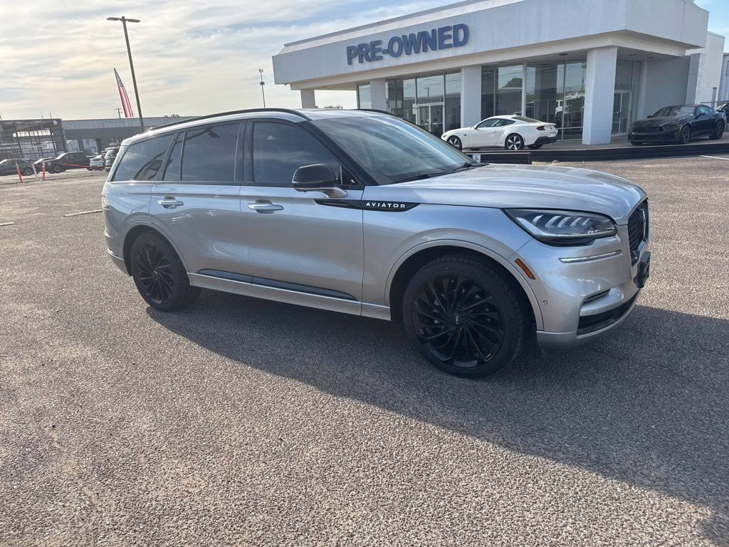 2023 Silver Radiance Metallic Clearcoat Lincoln Aviator Reserve RWD SUV
