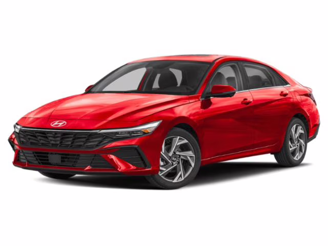 2026 Ultimate Red Hyundai Elantra Limited FWD Sedan