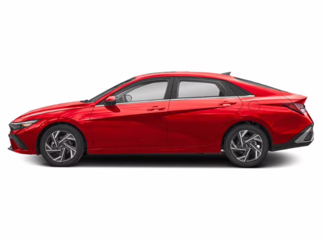 2026 Ultimate Red Hyundai Elantra Limited FWD Sedan