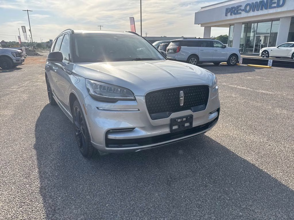 2023 Silver Radiance Metallic Clearcoat Lincoln Aviator Reserve RWD SUV