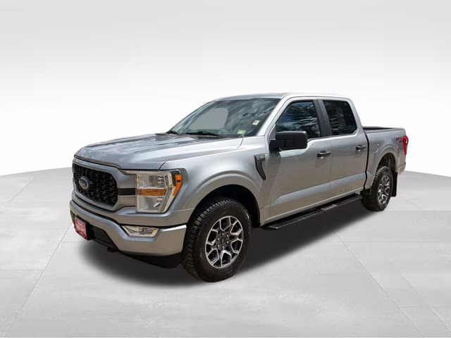 2021 Silver Metallic Ford F-150 XL 4X4 Truck