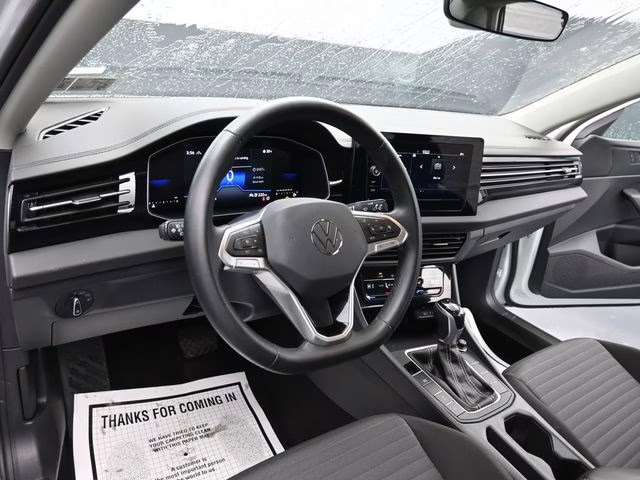 2025 White Volkswagen Jetta 1.5T S FWD Sedan