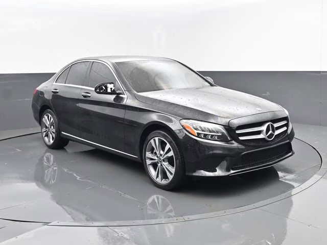 2021 Black Mercedes-Benz C-Class C 300 Sedan