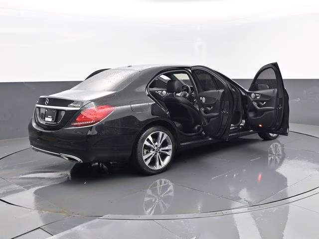 2021 Black Mercedes-Benz C-Class C 300 Sedan